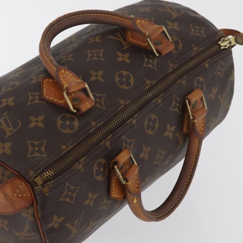 Louis Vuitton Monogram Speedy 30 Handbag Brown - Picture 4 of 14